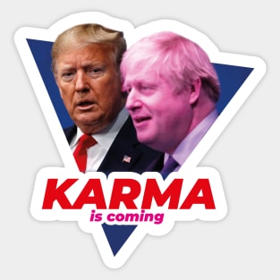 Karma Trump Jhonson Sticker